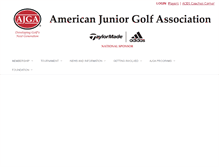 Tablet Screenshot of ajga.org